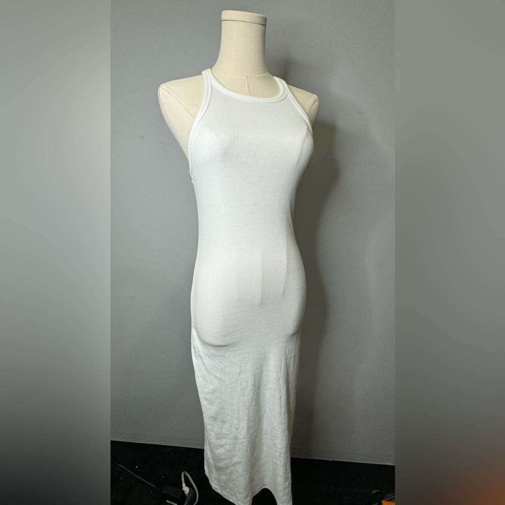 NWT: Zara Ribbed Bodycon Tank Midi Dress Size M